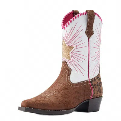 Ariat Kids' Girl's Heritage Star Western Boot - Medium In Multi