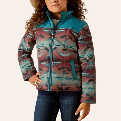 Ariat Girls' Crius Inez Blanket & Dragonfly Jacket In Multi