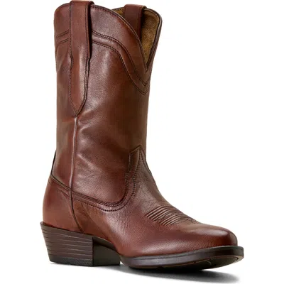 Ariat Grayson R Toe Western Boot In Brown