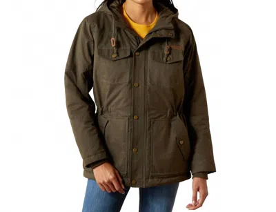 Ariat Grizzly Parka Cool Climate Insulation Jacket In Earth In Neutral