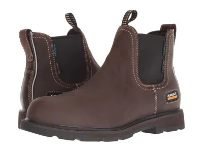Ariat Groundbreaker Chelsea H2o Steel Toe In Brown