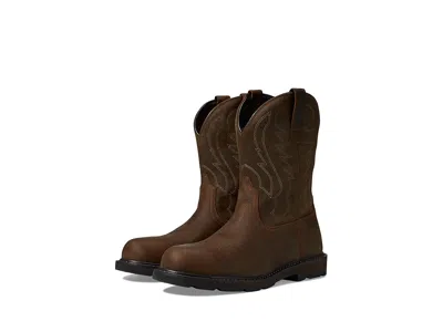 Ariat Groundbreaker Pull-on Steel Toe In Brown