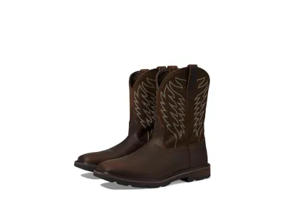 Ariat Groundbreaker Wide Square Toe Cowboy Boots Brown : 14 Ee - Wide, Leather