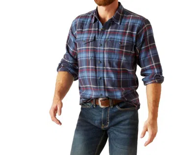 Ariat Harim Mood Retro Snap Shirt - Regular In Indigo In Blue