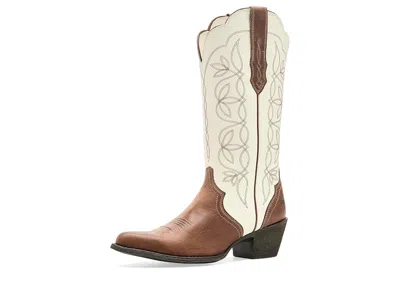 Ariat Heritage Blossom Women's Boots Wheat Brown: 7.5 B - Medium, Leather In Multi