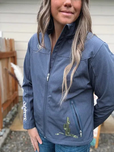 Ariat Heritage Jacket In Navy In Blue