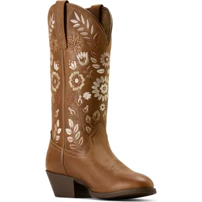 Ariat Heritage R Toe Western Boot In Brown
