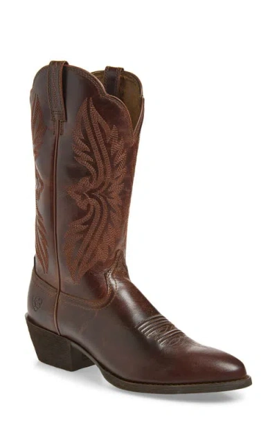 Ariat Heritage Western R-toe Boot In Brown