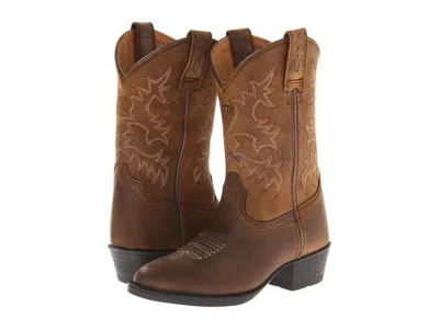 Ariat Heritage Western (toddler/little Kid/big Kid) Cowboy Boots Distressed Brown : 5.5 Big Kid M, Full Gr