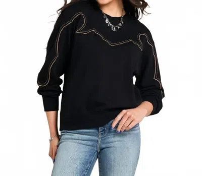 Ariat Hickory Embroidered Sweatshirt In Black