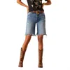 Ariat High Rise Jazmine 10" Short In California In Blue