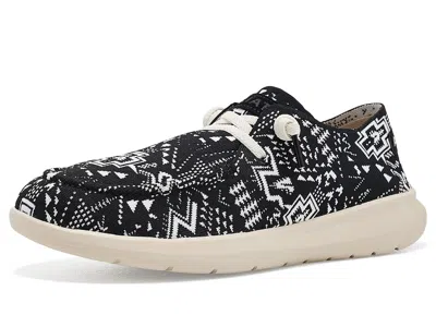 Ariat Hilo Shoes Women's Flat Shoes Black Southwest Print: 9.5 C - Wide, Canvas