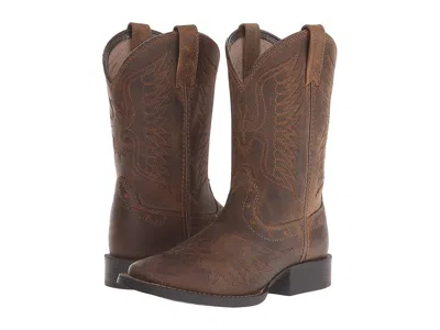 Ariat Honor (toddler/little Kid/big Kid) Cowboy Boots Distressed Brown : 6 Big Kid M, Leather