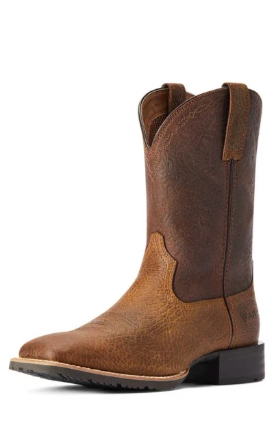 Ariat Hybrid Grit Western Boot In Brown