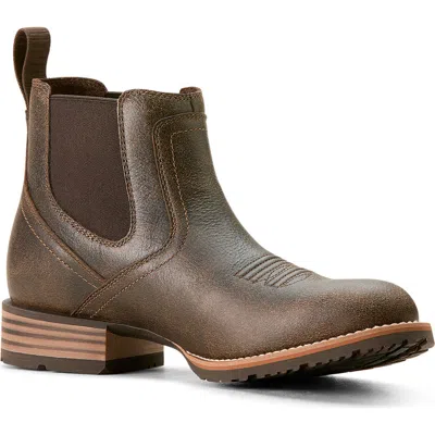 Ariat Hybrid Low Boy Chelsea Boot In Brown
