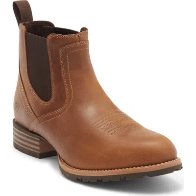 Ariat Hybrid Low Boy Chelsea Boot In Brown
