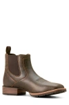 Ariat Hybrid Low Boy Western Chelsea Boot In Acorn