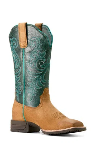 Ariat Hybrid Ranch Time Western Boot In Multi