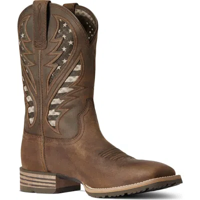 Ariat Hybrid Venttek™ Western Boot In Brown