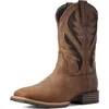 Ariat Men's Hybrid Venttek Western Square Toe Boot In Distressed Tan In Brown