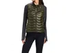Ariat Ideal Down Vest In Forest Mist In Multi