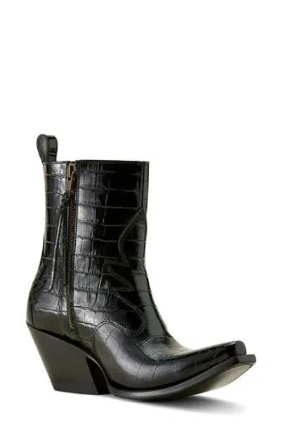 Ariat Jade X Toe Cowyboy Boot In Black