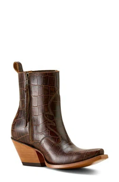 Ariat Jade X Toe Cowyboy Boot In Brown