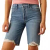 Ariat Jazmine 8" High Rise Jean Short In Moonstone Wash In Black