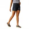 Ariat Juliette 5" High Rise Short In Florida Wash In Blue