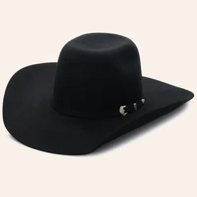 Ariat Kids' Black Punchy Bull Rider Wool Cowboy Hat