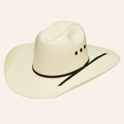 Ariat Kids' Cowtown Natural Bangora Straw Cowboy Hat In Brown