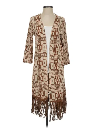 Pre-owned Ariat Kimono In Brown