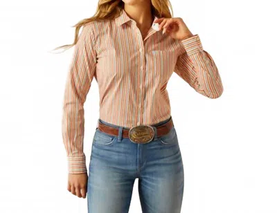 Ariat Kirby Stretch Shirt In Malia Stripe In Multi