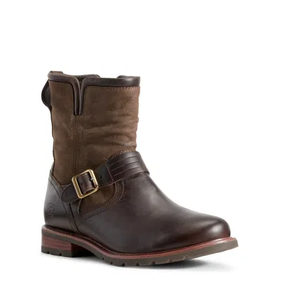Pre-owned Ariat ® Ladies Chocolate & Willow Savannah Waterproof Boot 10029548 In Brown
