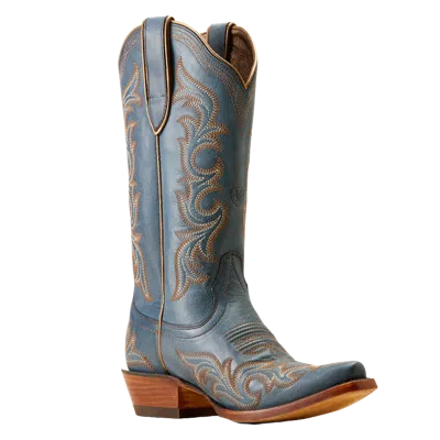 Pre-owned Ariat Ladies Hazen Blueberry Western Boots 10050894