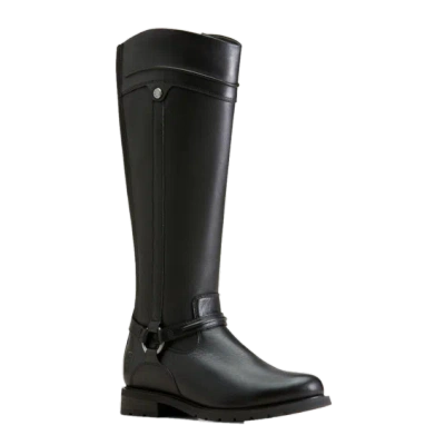 Pre-owned Ariat Ladies Scarlet Waterproof Black English Boots 10047040