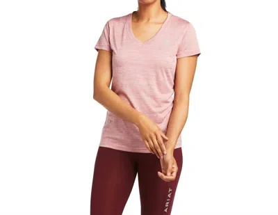 Ariat Laguna V-neck Short Sleeve Top In Antique Rubia