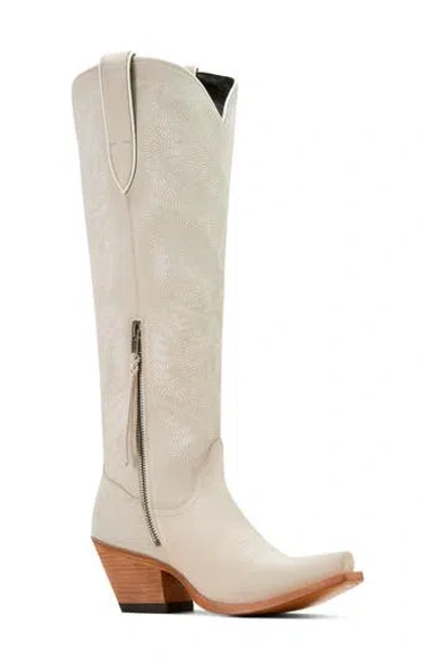 Ariat Laramie X Toe Stretch Western Boot In White