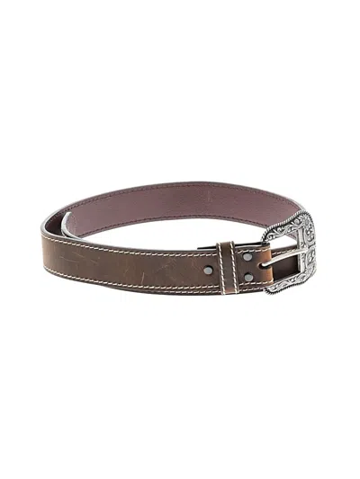 Pre-owned Ariat Leather Belt In Brown