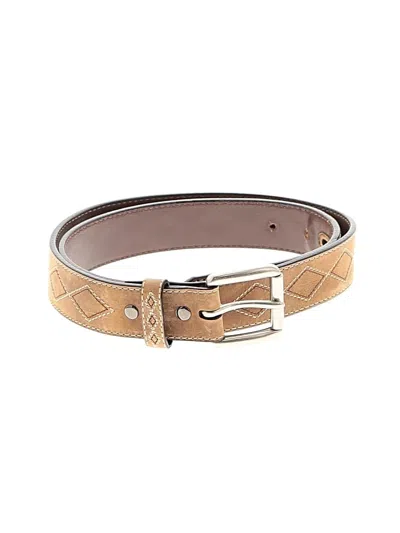 Pre-owned Ariat Leather Belt In Tan