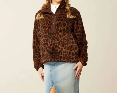 Ariat Lila Berber Sweatshirt In Brown