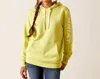 Ariat Logo Hoodie In Celery Green In Multi