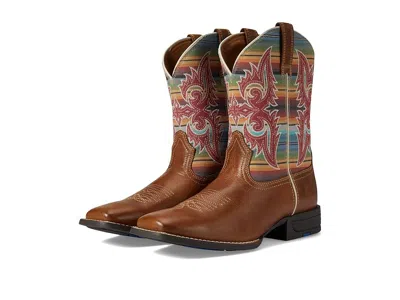 Ariat Lonestar Western Boots (little Kid/big Kid) Kid's Shoes Ridge Tan/old Muted Serape : 6 Big Kid M, Le