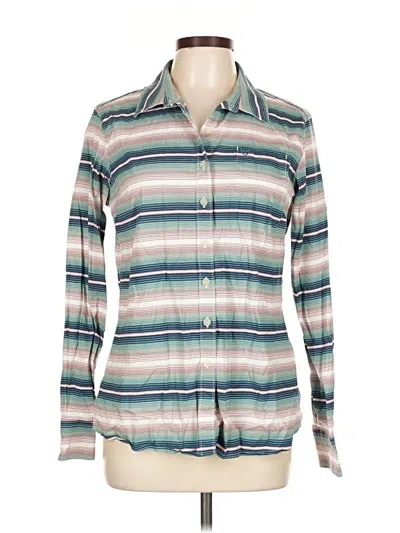 Pre-owned Ariat Long Sleeve Button Down Shirt In Blue