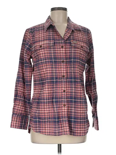 Pre-owned Ariat Long Sleeve Button Down Shirt In Orange