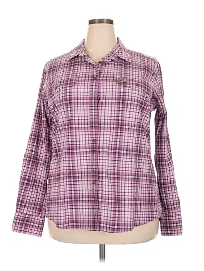Pre-owned Ariat Long Sleeve Button Down Shirt In Purple