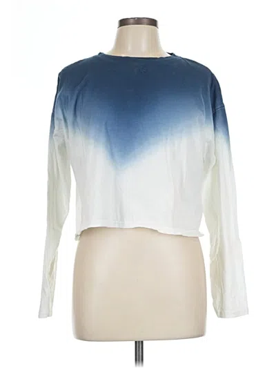Pre-owned Ariat Long Sleeve T-shirt In Blue