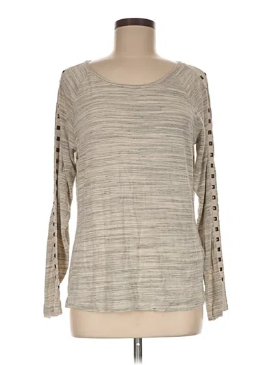 Pre-owned Ariat Long Sleeve T-shirt In Tan