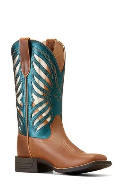 Ariat Longview Buttered Rum Western Boot In Brown