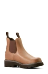 Ariat Lug Sole Chelsea Boot In Distressed Natural